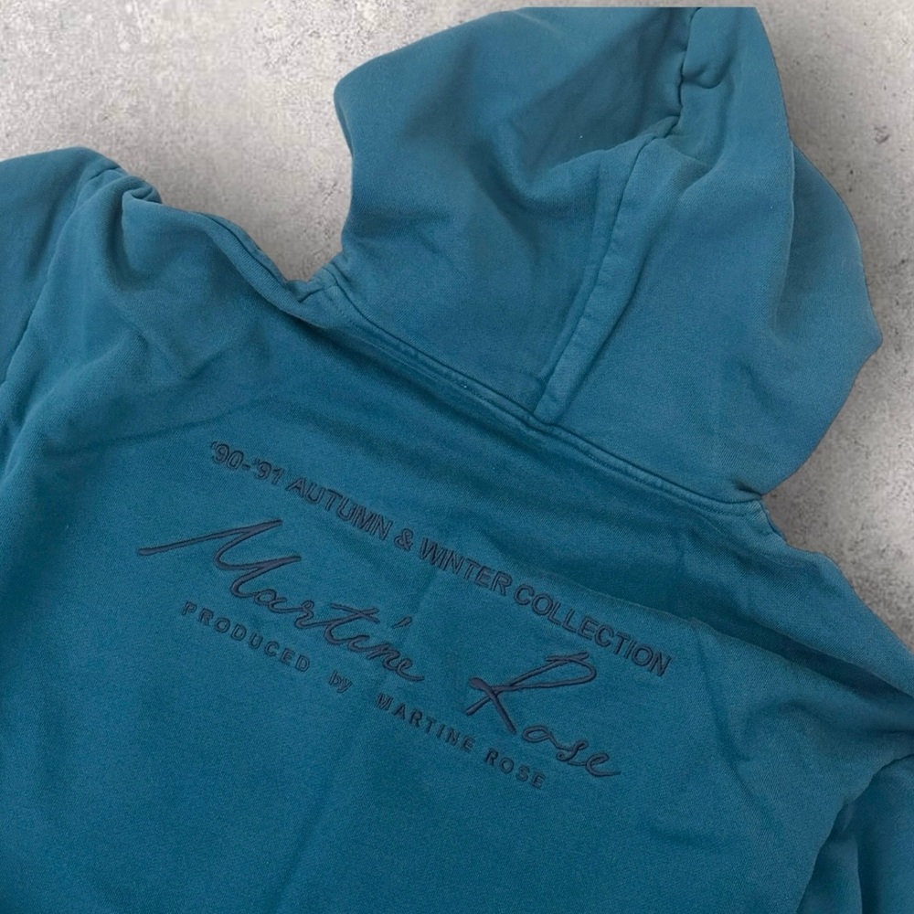 Martine Rose Cropped Fleece Hoodie